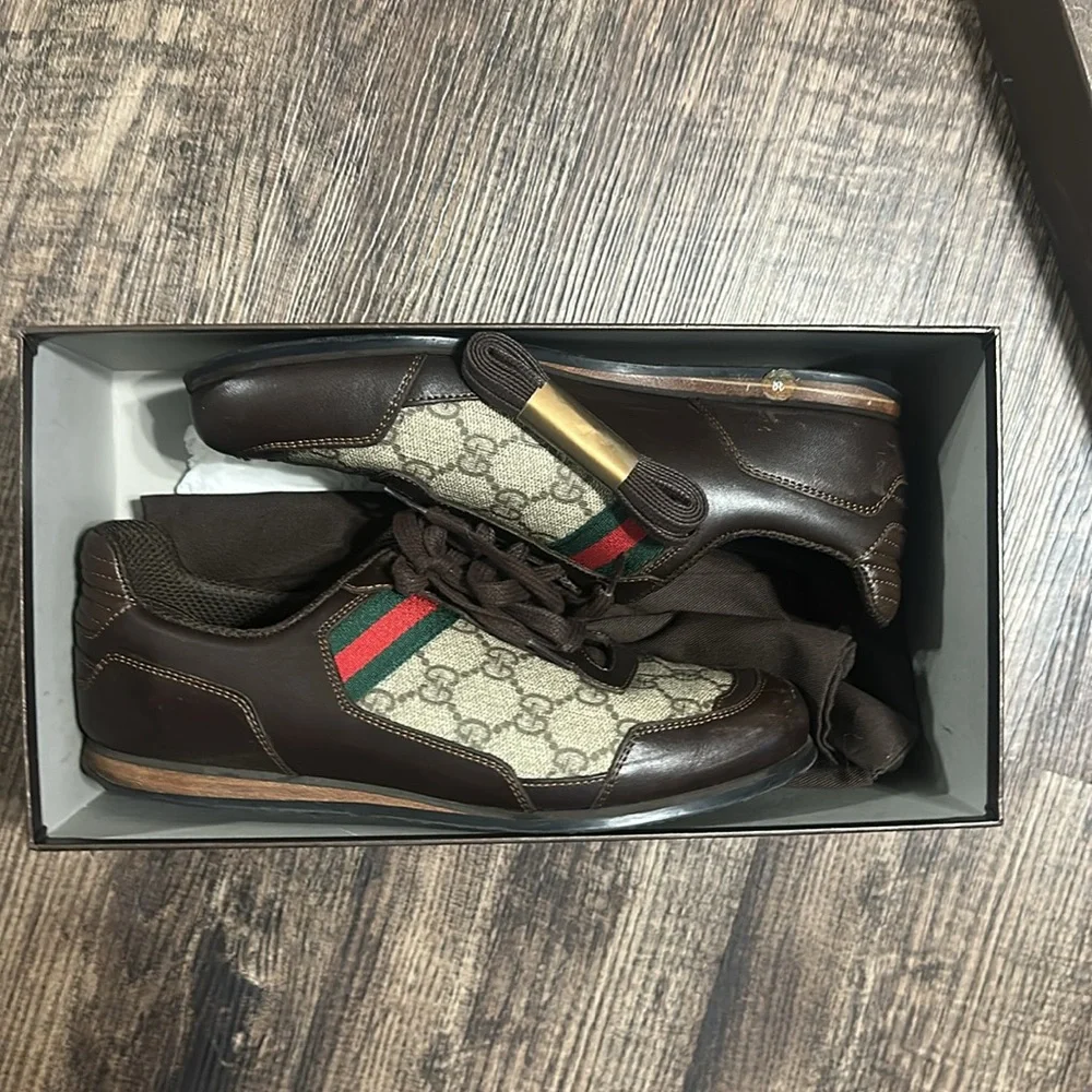 Gucci Women's Sneakers Box - Brown - Picture 9 of 11